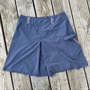 ** Title Nine Gray Cargo Skirt Hiking Golf size 8 Clean